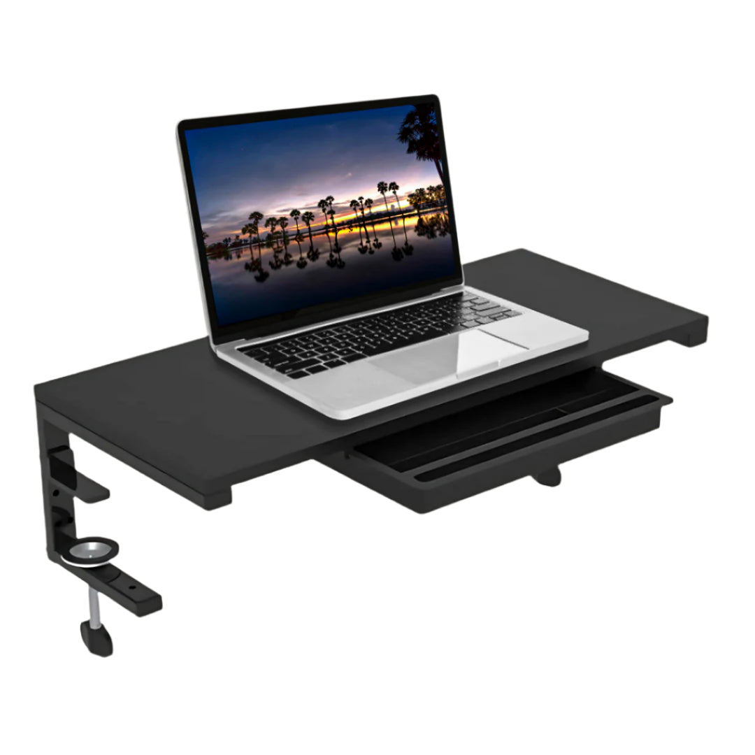 Ergonomic Clamp Laptop Stand - Adjustable & Portable