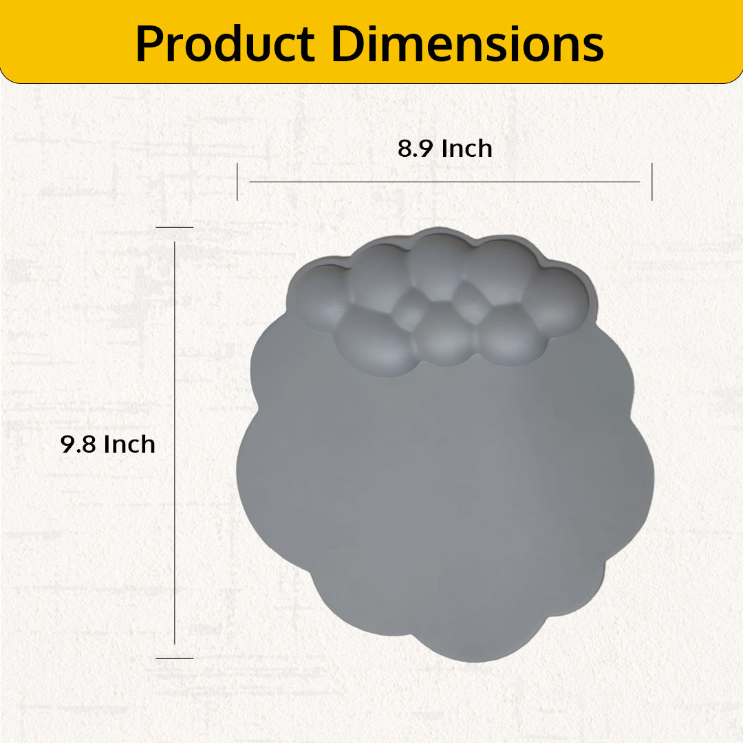 Cloud Mouse Wrist Rest with Non-Slip Base