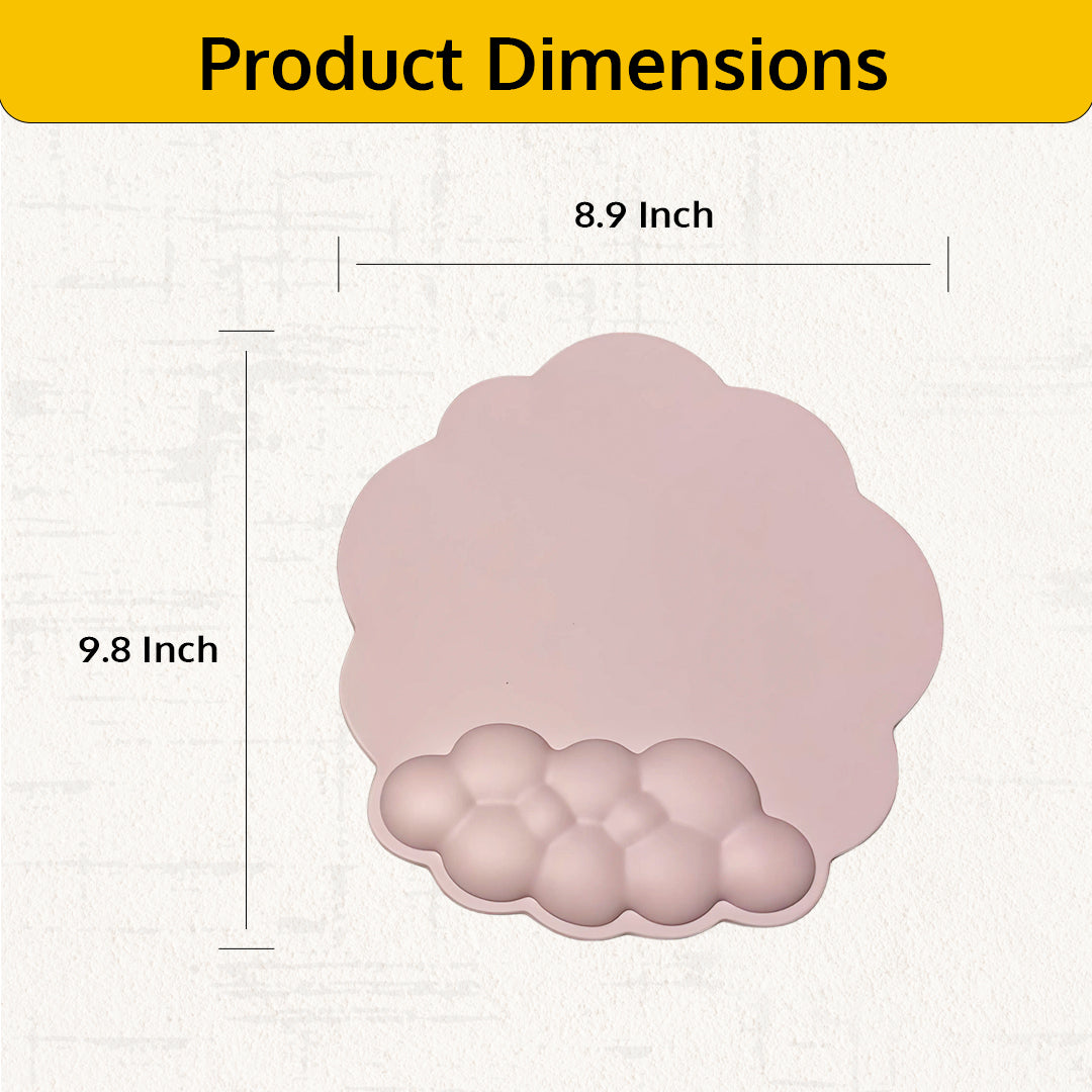 Cloud Mouse Wrist Rest with Non-Slip Base
