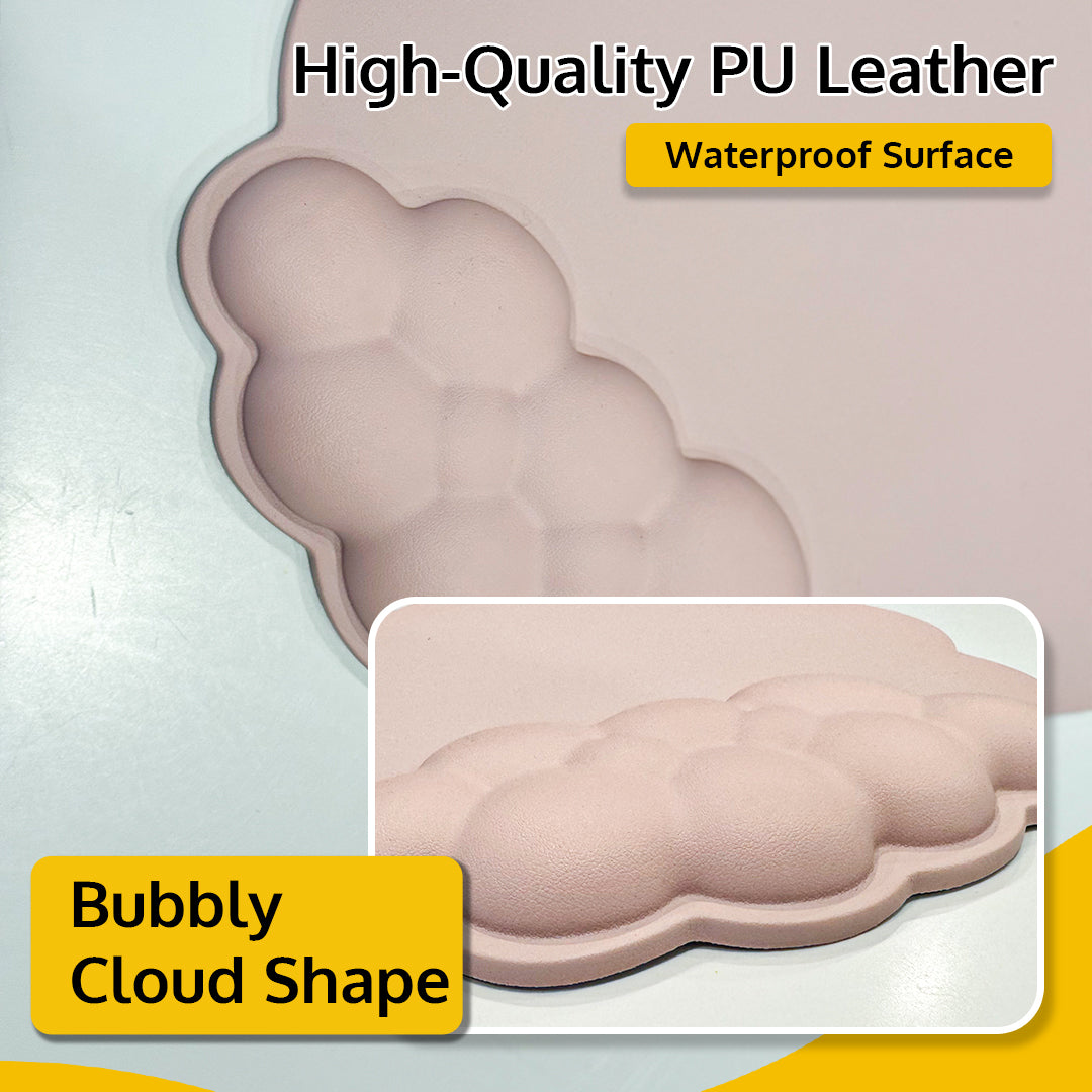Cloud Mouse Wrist Rest with Non-Slip Base