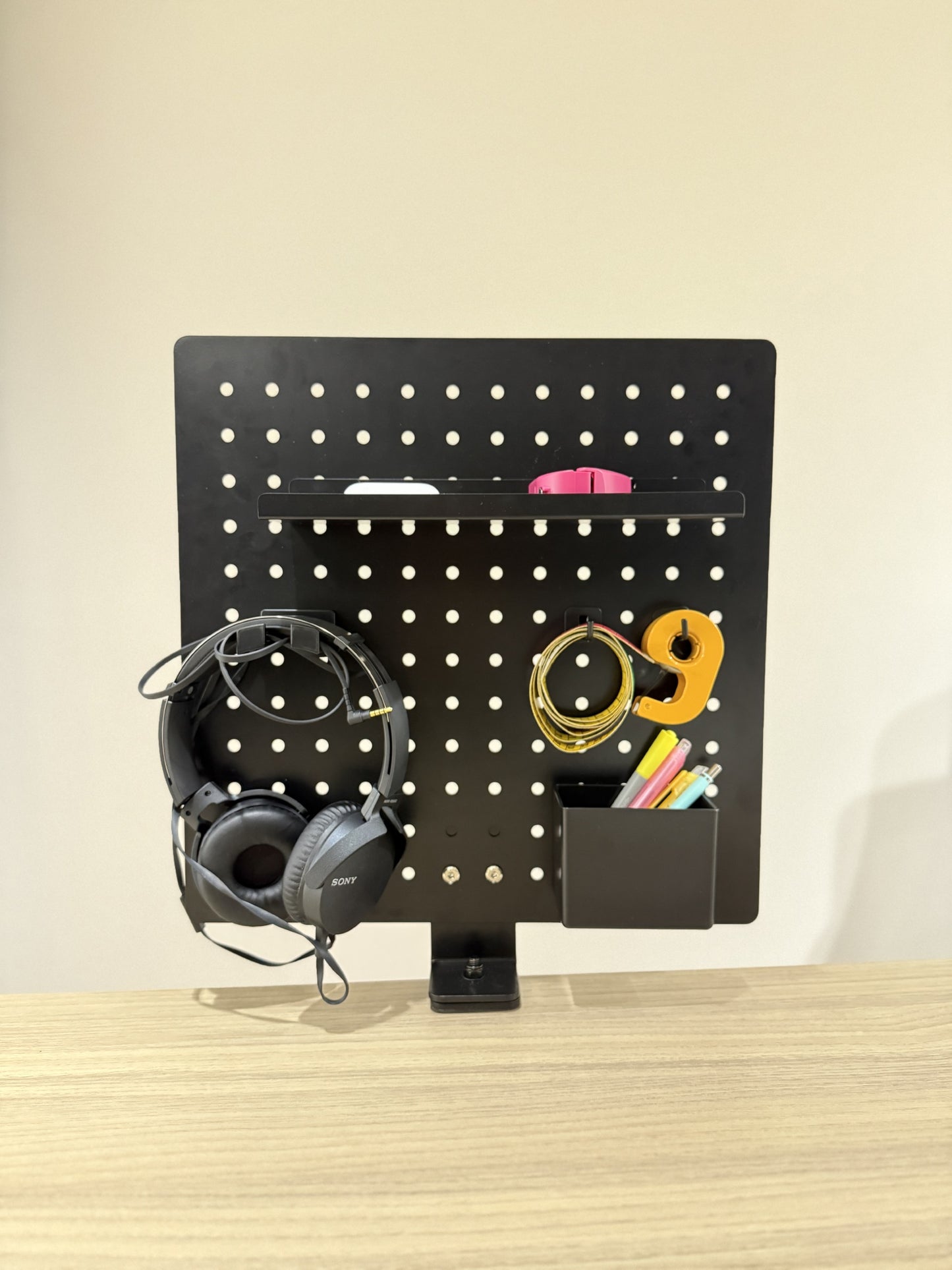 Deskside Clamp Pegboard