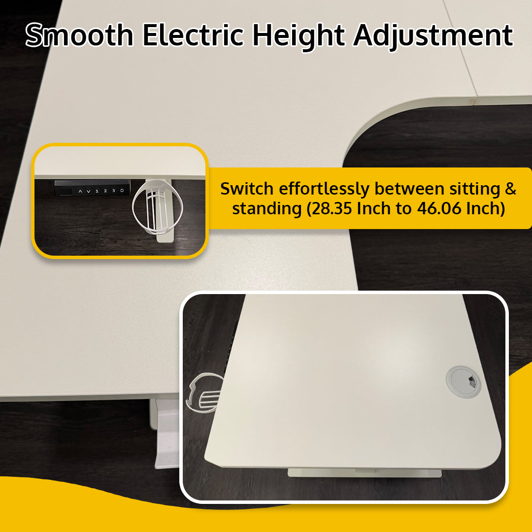 Standing Desk - Electric L-shape