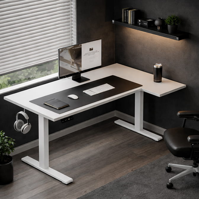 Standing Desk - Electric L-shape